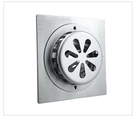 BL-SF002 Bathroom Custom Surface Plating Square Tile Insert Stainless Steel 304 Floor Drain For Hotel