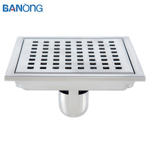 将图片加载到图库查看器，BL112CS Stainless Steel Floor Drain Toilet Sewer Washing Machine Floor Drain 304 Stainless Steel Deodorant Floor Drain