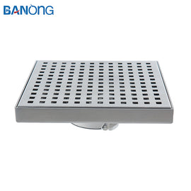 BL193 Bathroom 4 Inch square Shape Stainless Steel 304 Floor Drain
