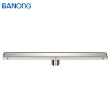 68*600 Factory Customized Any Size 304 Stainless Steel Shower Floor Drainer Tile Insert Bathroom Concealed Floor Drain