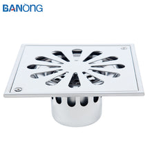 将图片加载到图库查看器，BL117CS Stainless Steel 304 Material Premium Floor Drain Custom Floor Drains 110*110