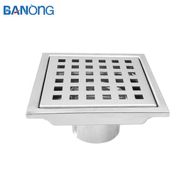 Modern Style Bathroom Shower  Drain Black Anti-odor Floor Drain Tile Insert Metal Stainless Steel  Floor Drain