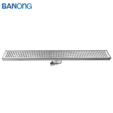 将图片加载到图库查看器，Europe Modern Style Different Size Shower Floor Drain Linear Drain Stainless Steel Shower Bathroom Drain
