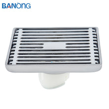 将图片加载到图库查看器，BL0267L Custom SUS 304 Stainless Steel Floor Drain Stainless Steel Square Shower Drain Bathroom Toilet Shower Floor Drain